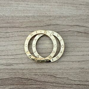 Bvlgari Bag Hardware Replacement Part Gold Engraved